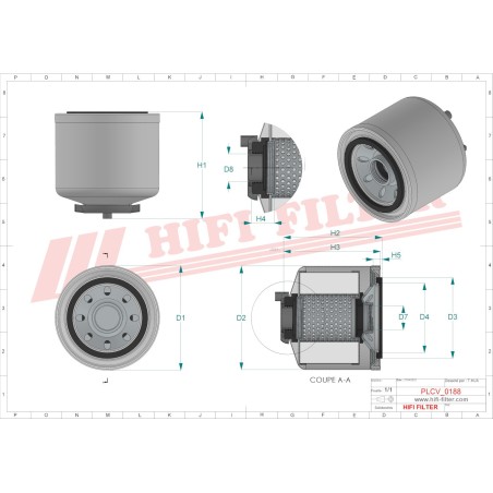 FUEL WATER SEPARATOR FILTER